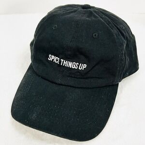 Bacardi Drink Spice Things Up Saying Hat Cap Adjustable Strapback Black Outdoors
